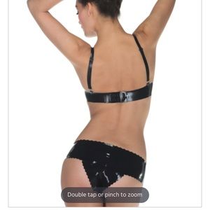 Black Latex Libidex Corona Panty Size Medium